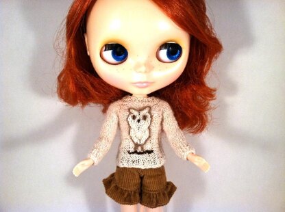 Owl Sweater for Blythe