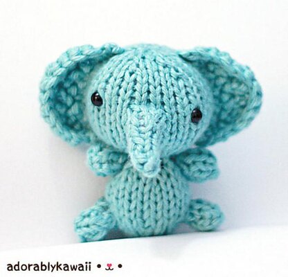 Knit Baby Elephant Amigurumi