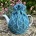 Diamond Patterned 4 Cup Teapot Cosy Knitting Pattern.