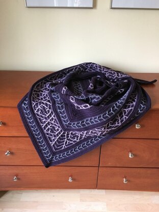 Purple Propinquity Shawl