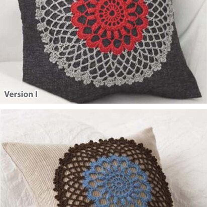 Doily Pillow in Bernat Handicrafter Crochet Thread
