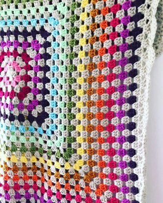 Granny Square Crochet Blanket