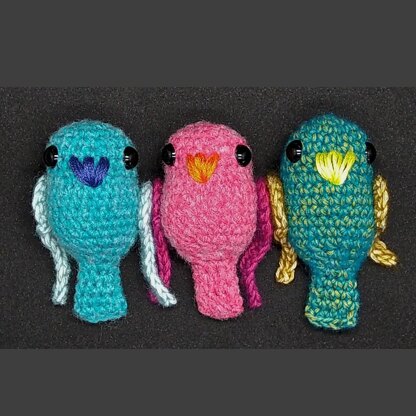 Bright Hanging Birds