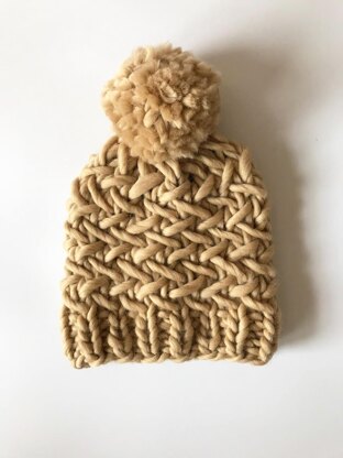 Super Chunky Herringbone Hat