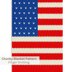 American Flag Chunky Blanket Pattern: Finger Knitting Tutorial (PDF Pattern)