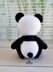 Amigurumi cute bear panda