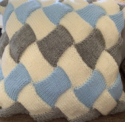 Entrelac Cushion