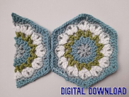 Spring Flower hexagon