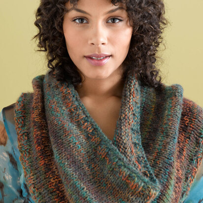 Port Chester Cowl in Lion Brand Amazing - 90582AD