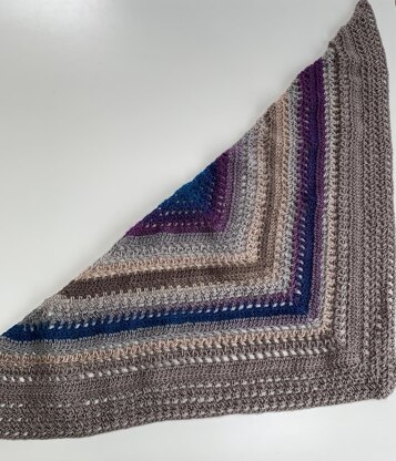 Borlotto Bean Shawl