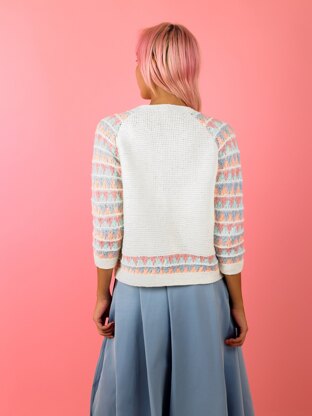 Candy Cardigan - Free Knitting Pattern in Paintbox Yarns Baby DK