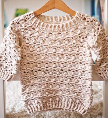 Waves and Bobbles Sweater