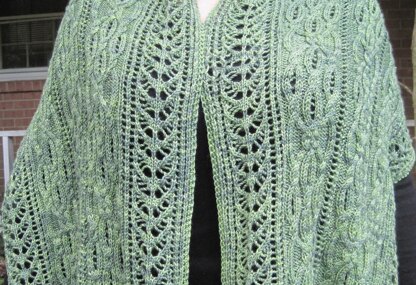 Clifton Cable Lace Shawl