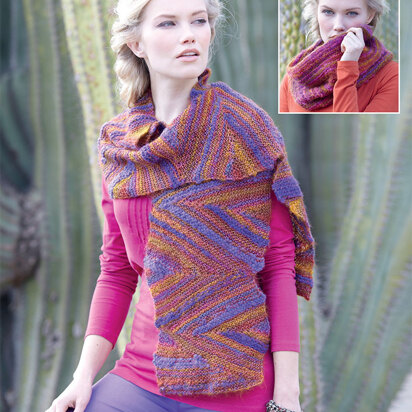 Scarf, Wrap and Snood in Sirdar Divine - 7330 - Downloadable PDF