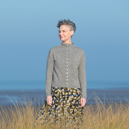 Jetty Cardigan in The Fibre Co. Cumbria Fingering - Downloadable PDF