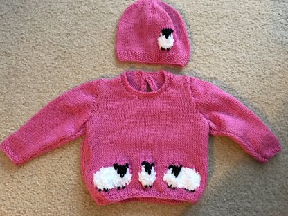 Baby’s sheep sweater