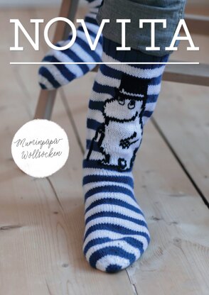 Muuminpapa Woolsocken in Novita - Downloadable PDF