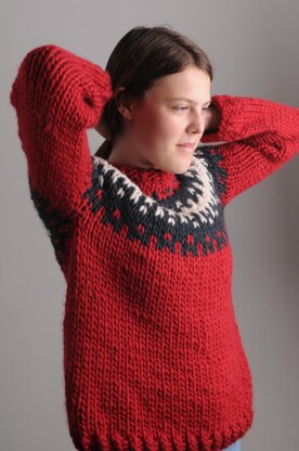 Fair Isle Yoke Sweater
