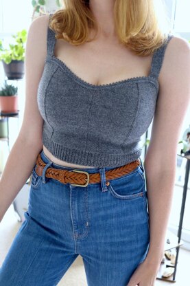 "Bridal Bodice" Machine Knit