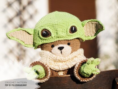 PATTERN/ Yoda Inspired Newborn Outfit/ Crochet / English US Terms