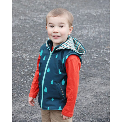 Rebecca Page Children's Riley Vest Pattern - Downloadable PDF