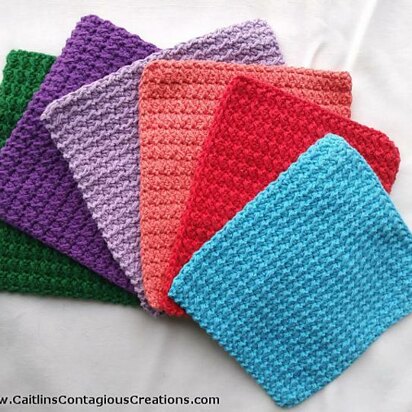 Crunch Stitch Dish Cloth