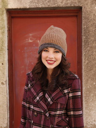 Zeikova Hat in Berroco Flicker Aran
