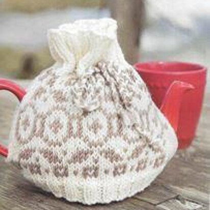 2 Colour Fair Isle Tea Cosy