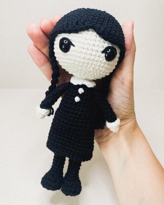 Wednesday Addams Amigurumi Pattern