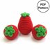 Strawberry Amigurumi Crochet Pattern