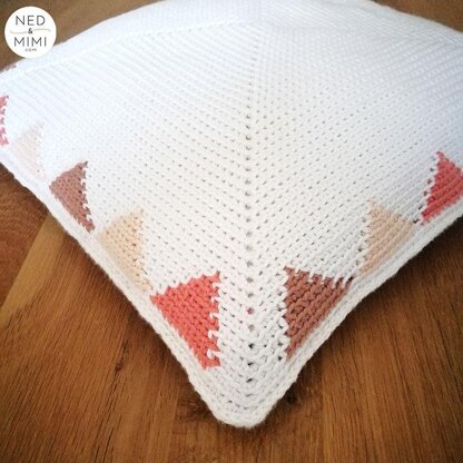 Tapestry Triangles Pillow