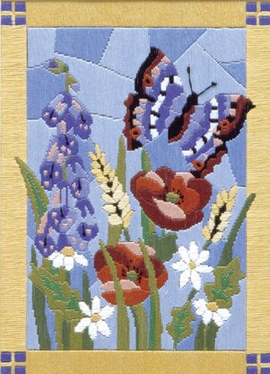 Anchor Stained Glass Butterfly Longstitch Kit