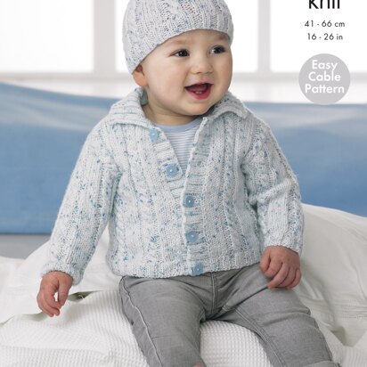 Children’s Cardigans & Hats in King Cole Smarty DK - 4320 - Downloadable PDF