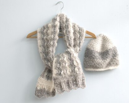 Chunky Scarf and Beanie