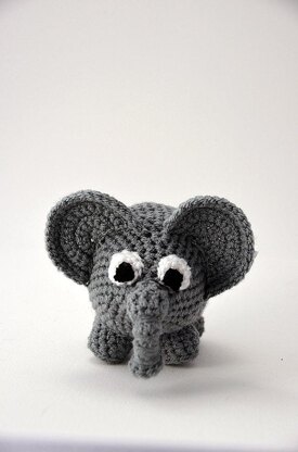 Elephant Crochet Pattern, Elephant Amigurumi