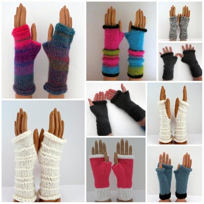 Mittens - 32 Patterns - Interchangeable Sections