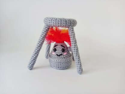 Bunsen Burner Crochet. Chemistry Set Crochet.