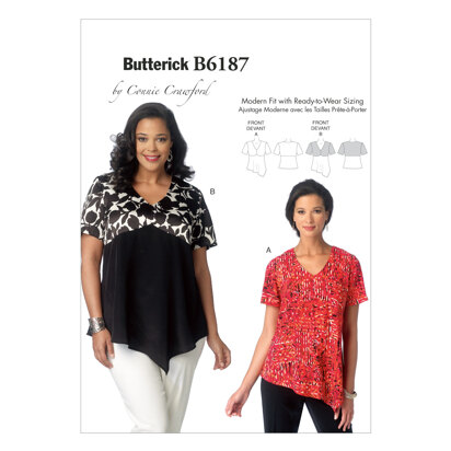Butterick Misses'/Women's Top B6187 - Sewing Pattern