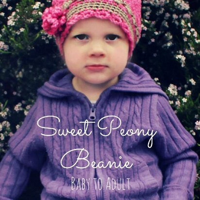 Sweet Peony Beanie