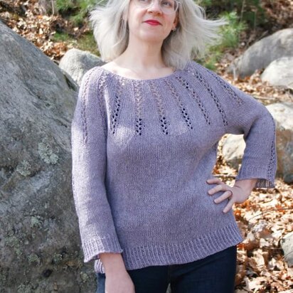 Crochet Circle Yoke Pullover Top-down in the Round Sweater PDF: the Mya  Sweater -  Canada