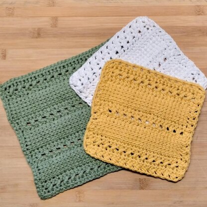 Crossroads Clusters Washcloth