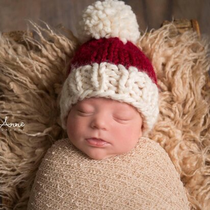 Santa Hat Pompom Christmas Baby Children Women