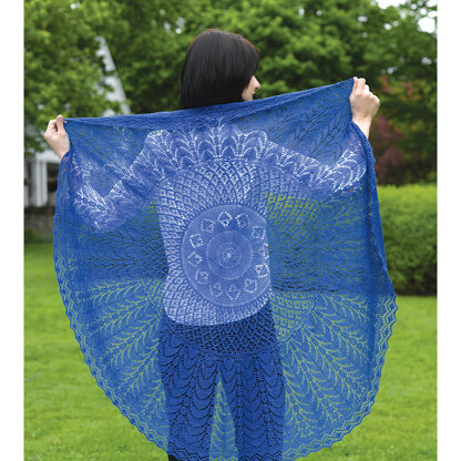 Valley Yarns 225 Firmaments Lace Shawl (Free)