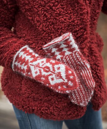 Wolfeboro Mittens and Hat