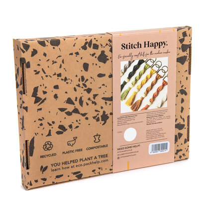 Stitch Happy Ecru Keyring Macrame Kit