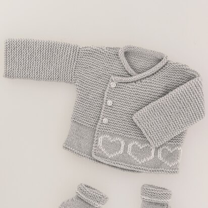 Babies Vest, Pants and Bootees in Bergere de France Calinou - 60437-04 - Downloadable PDF