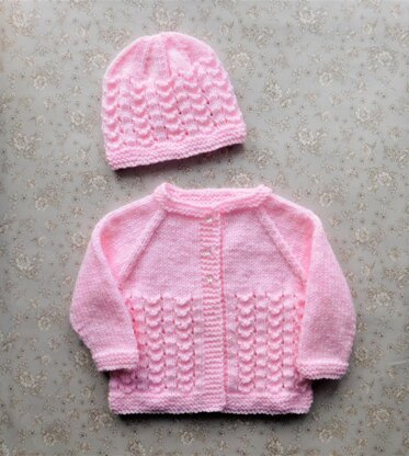 Sophie Baby Cardigan and Hat