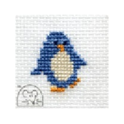 Mouseloft Quicklets - Penguin Cross Stitch Kit - 3in