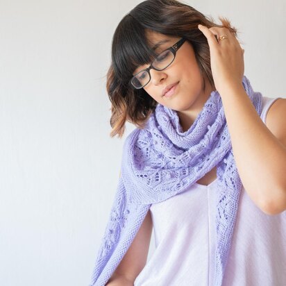 Te Manawakura Shawl - knitting pattern