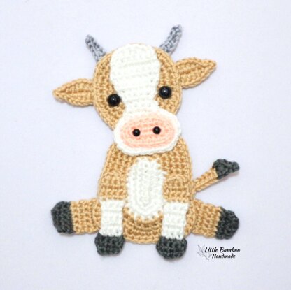 Brown Cow Applique